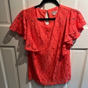 Orange blouse, medium